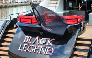 BLACK LEGEND superyacht  - aft view